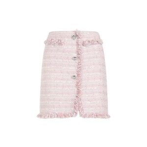 Giambattista Valli Pink Bouclé Mini Skirt - NWT